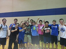 Drake Gamma Intramural floor hockey team wins first place!)